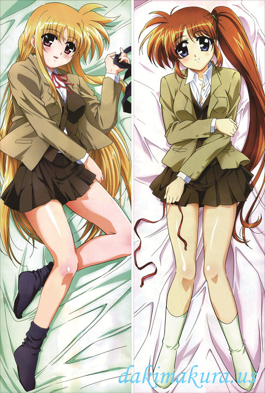 Magical Girl Lyrical Nanoha - Fate Testarossa - Nanoha Takamachi Anime Dakimakura Pillow Cover